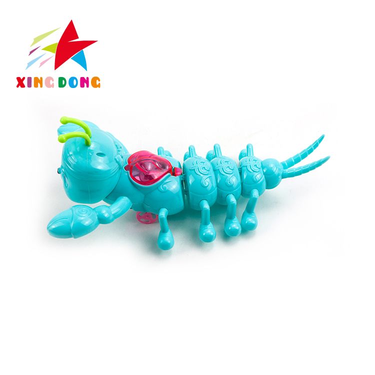 儿童玩具 拉线玩具 拉线蜈蚣带灯光 细节图