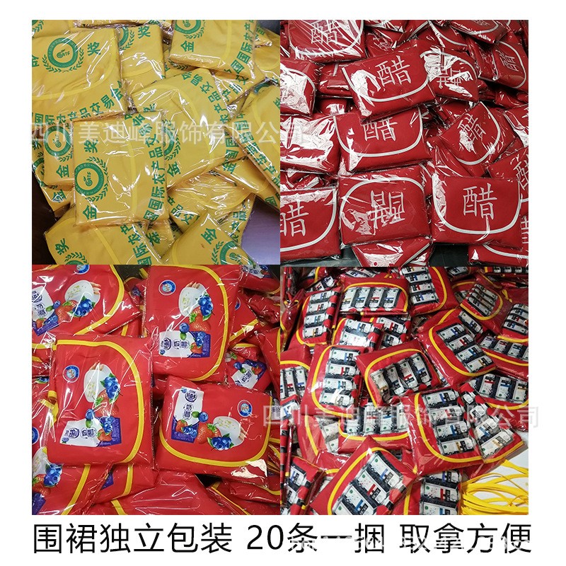 日式棉麻家用厨房围裙防油成人做饭罩衣工作服咖啡店服文艺围裙详情2