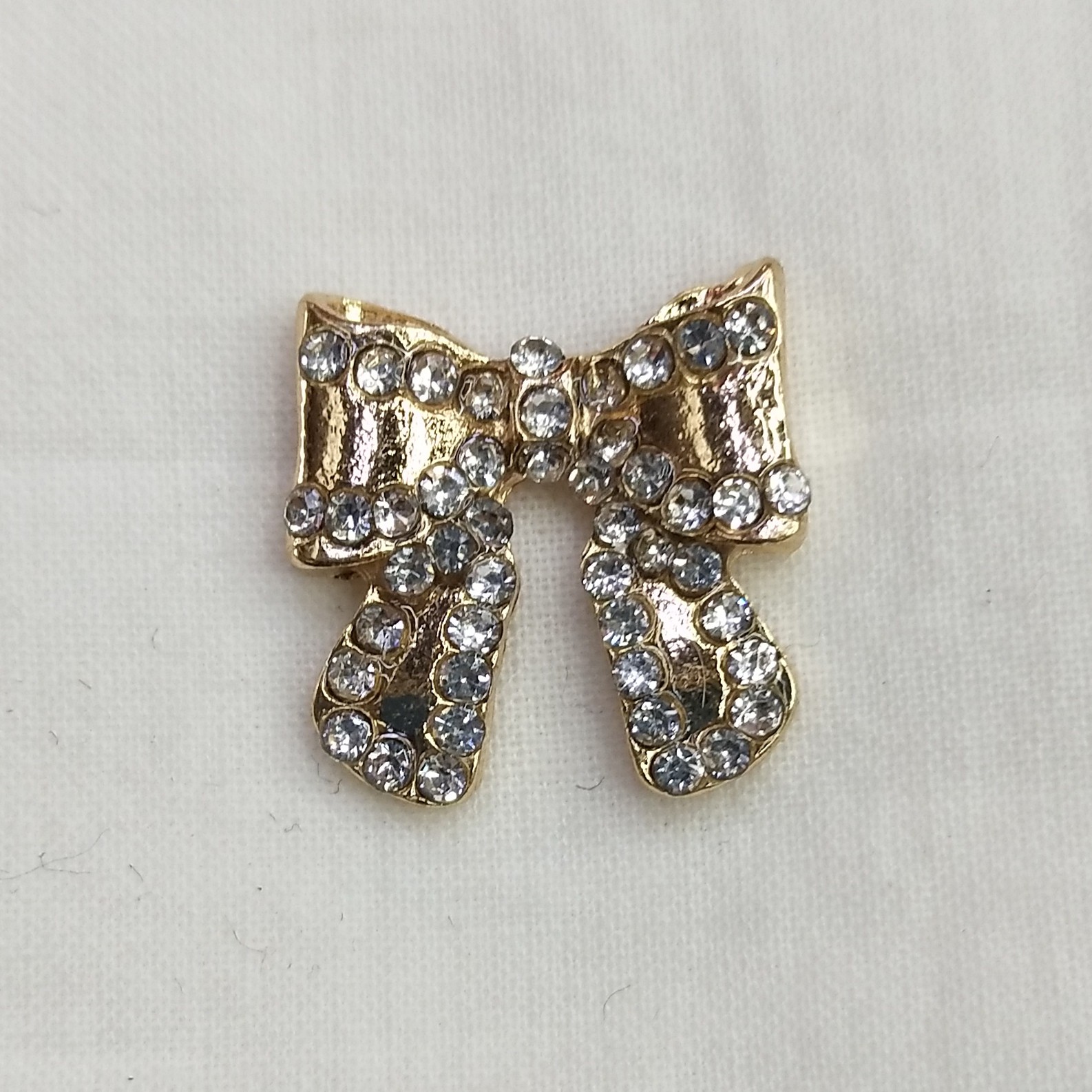 DIY handcrafted jewelry accessories, simple alloy single heart pearl accessory stickers, decorative earrings (100ps/ pack) detail image 1