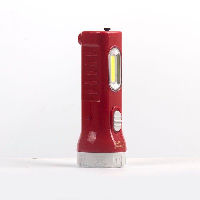 红色充电小手电筒直插式充电带侧灯详情图2