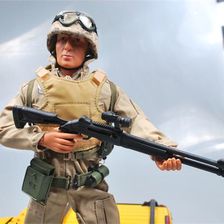 兵人模型 1： 6 美国大兵  沙漠勇士