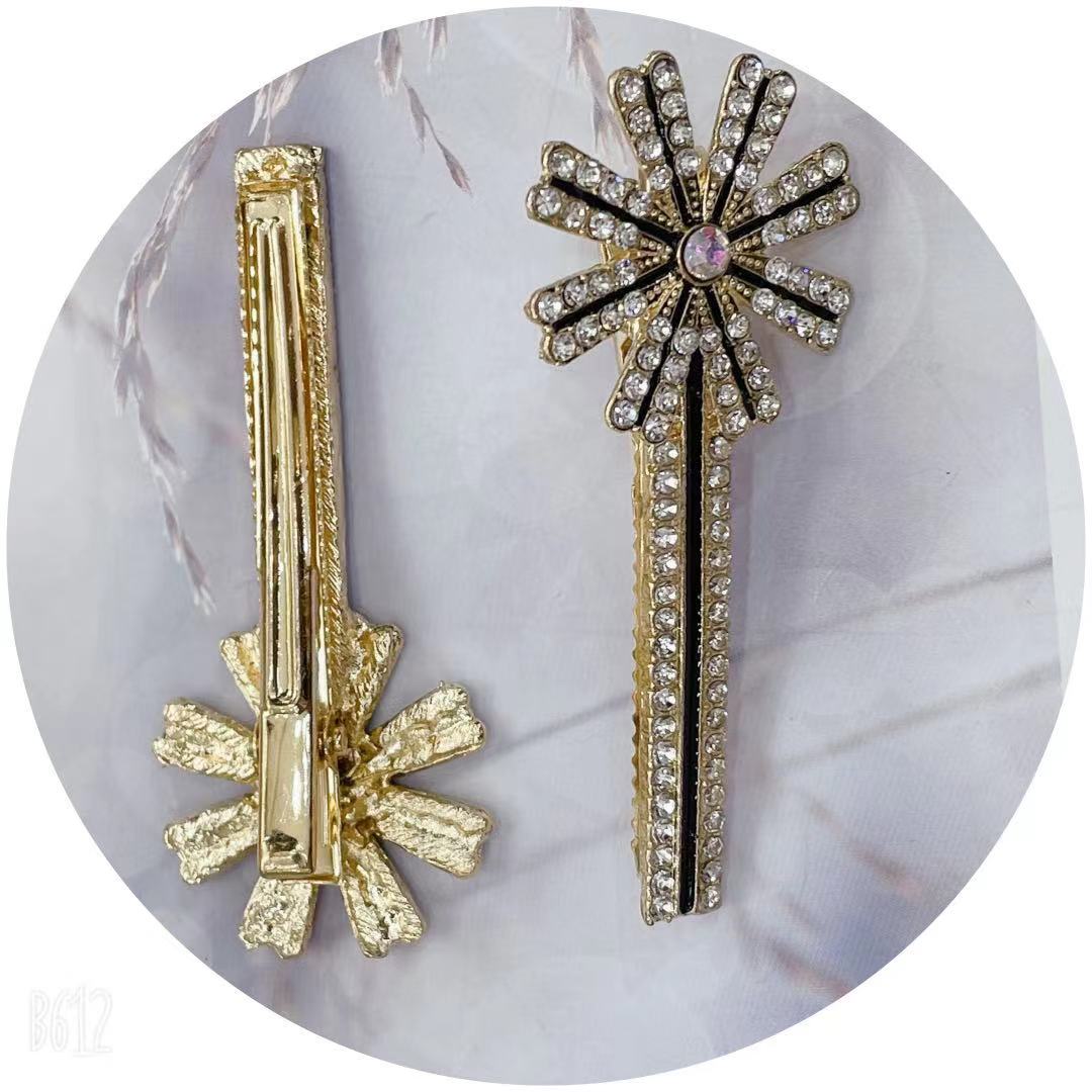 Tianyi Accessories' popular and trendy ladies' high-end alloy all-diamond painted oil duck clip