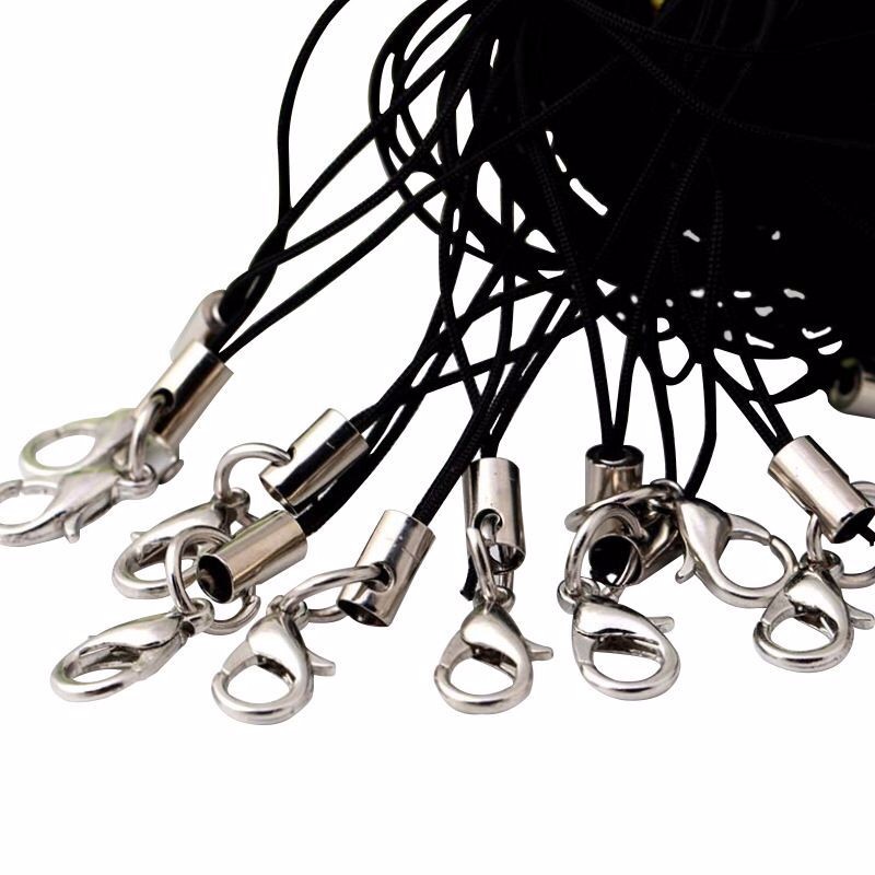 白K亮色龙虾扣手机绳 环保出口手机挂绳玩具配件详情图2