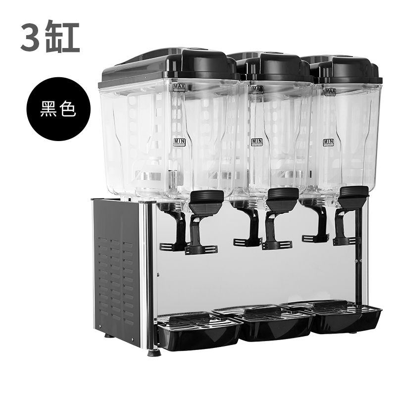 三缸商用全自动果汁机冷热饮机详情图4