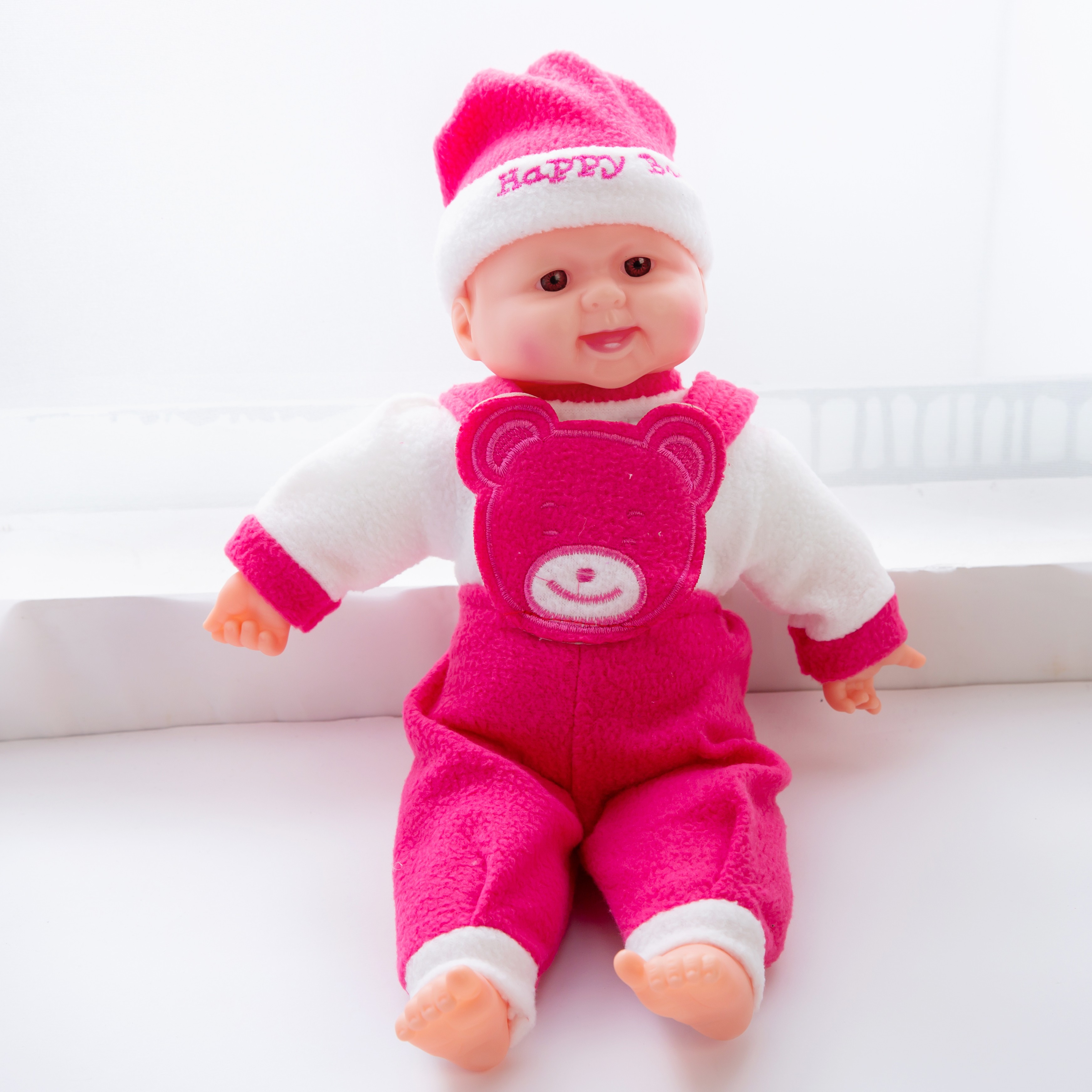 A 38cm small-sized laughing doll with music, a life-sized doll detail image 2