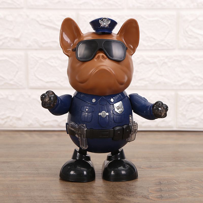 Wholesale of electric police dog robot toys