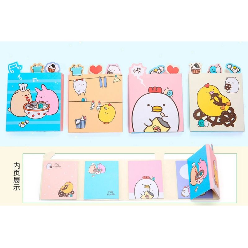 New 520 Cute Post-it Notes Note book 60% off N times stickers removable tape Stick my friend 005 details Picture