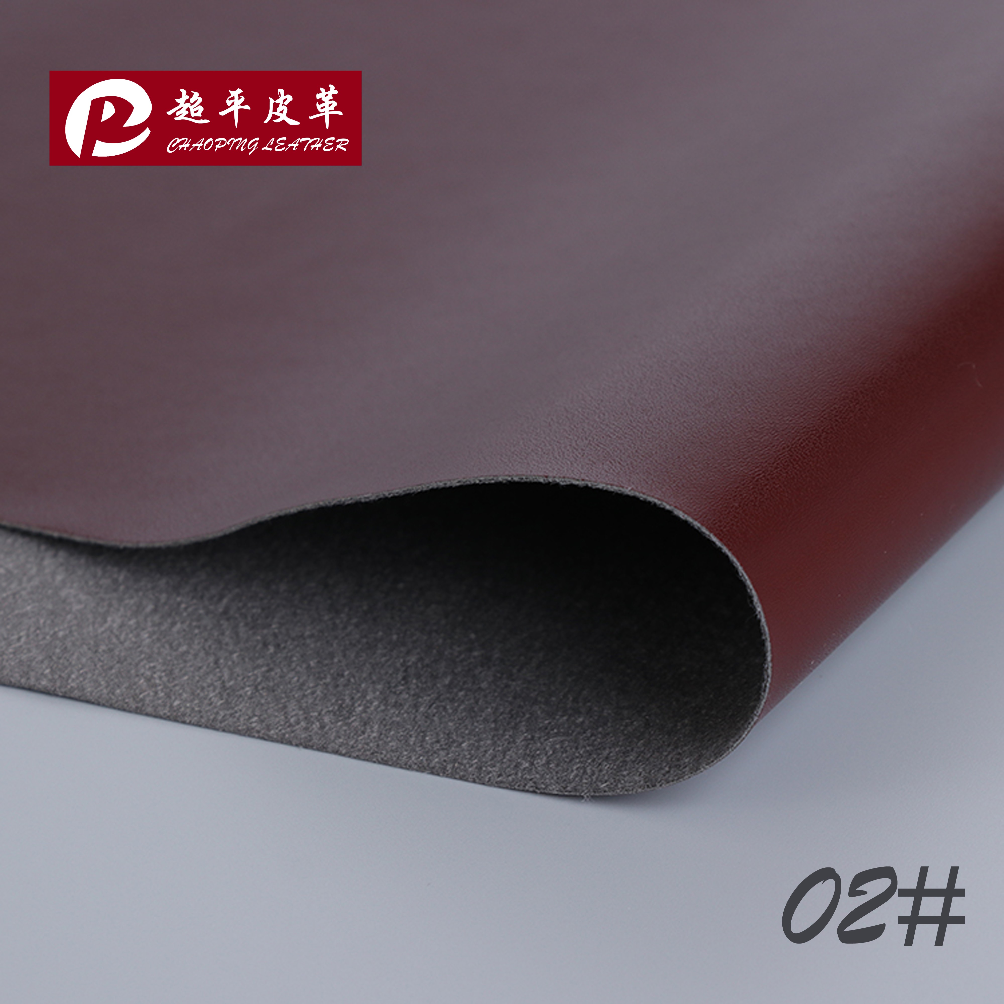 New in-stock PU leather eco-friendly fabric for luggage, B-100 texture PU leather with a skin-friendly touch, custom-made sofa fabric detail image 2