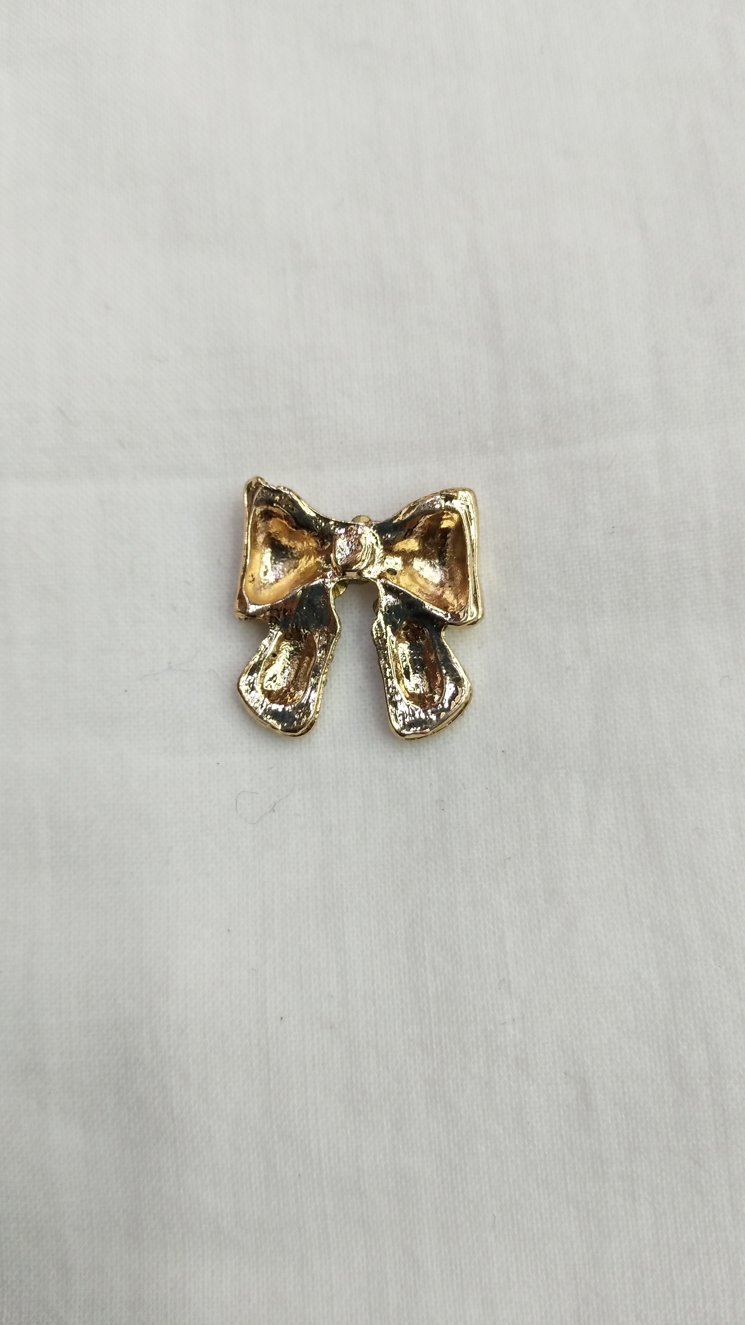 DIY handcrafted jewelry accessories, simple alloy single heart pearl accessory stickers, decorative earrings (100ps/ pack) detail image 3