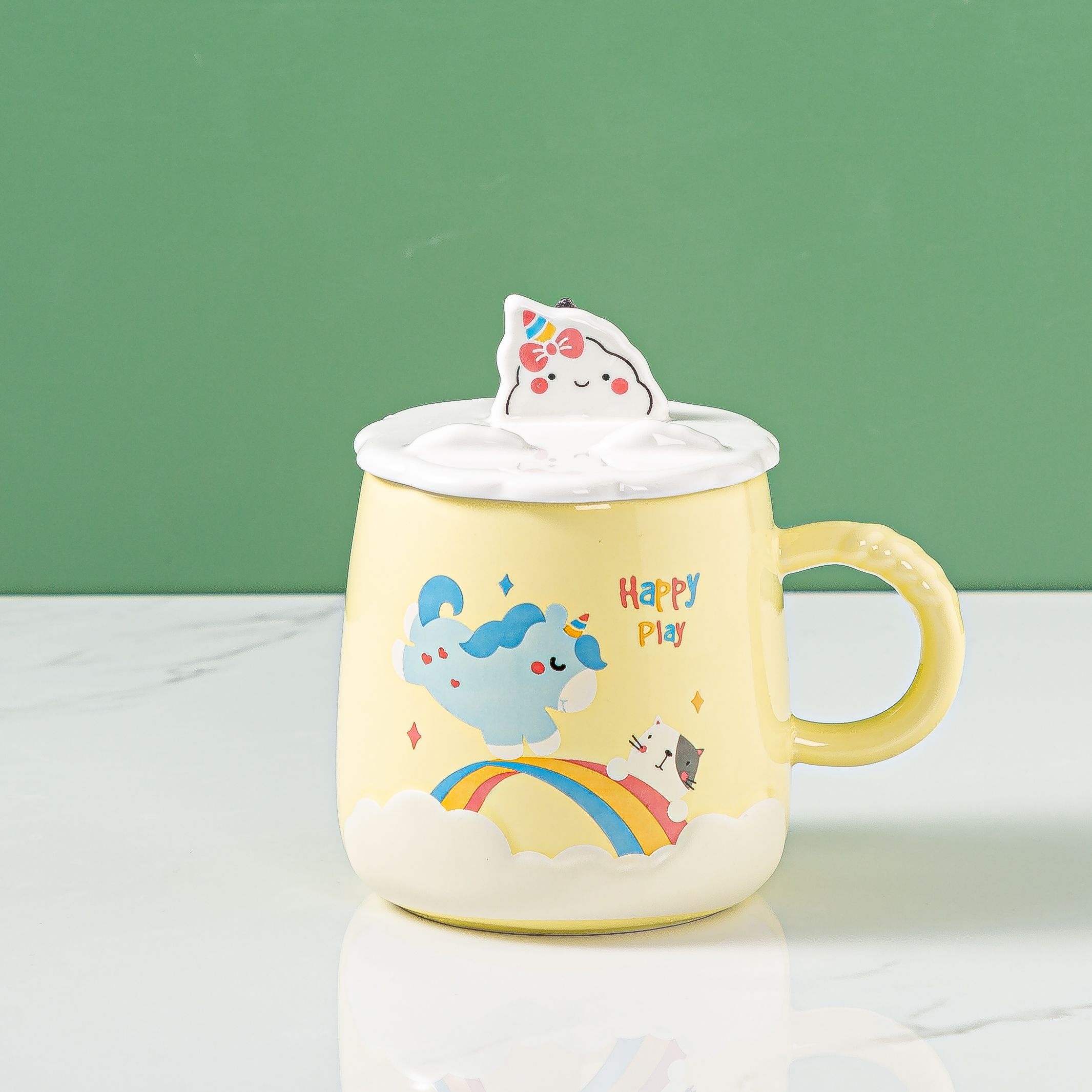 陶瓷杯/咖啡杯/马克杯白底实物图