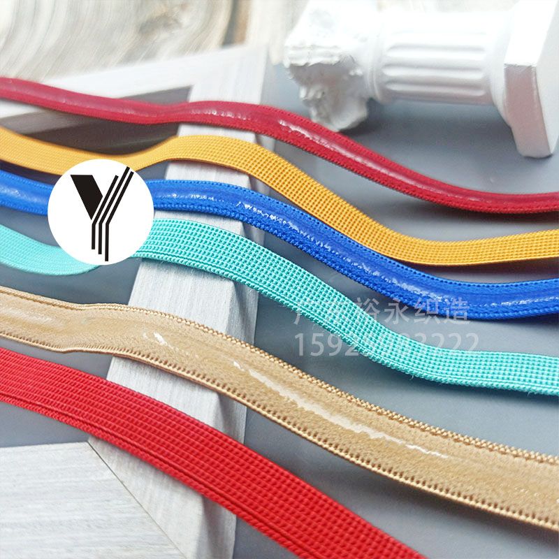 Silicone anti-skid with color ice sleeve drop glue elastic band clothing wig accessories waistband weaving thumbnail
