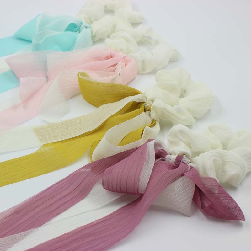 Bow, ribbon, hair tie, ponytail, super fairy-like hair tie, hair band, summer 2021 new headwear detail image 6
