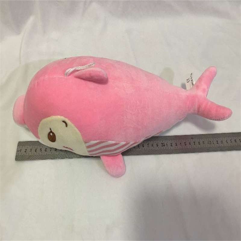 A new best-selling dolphin toy figure in pink and blue with four sides bouncing Application Scenario