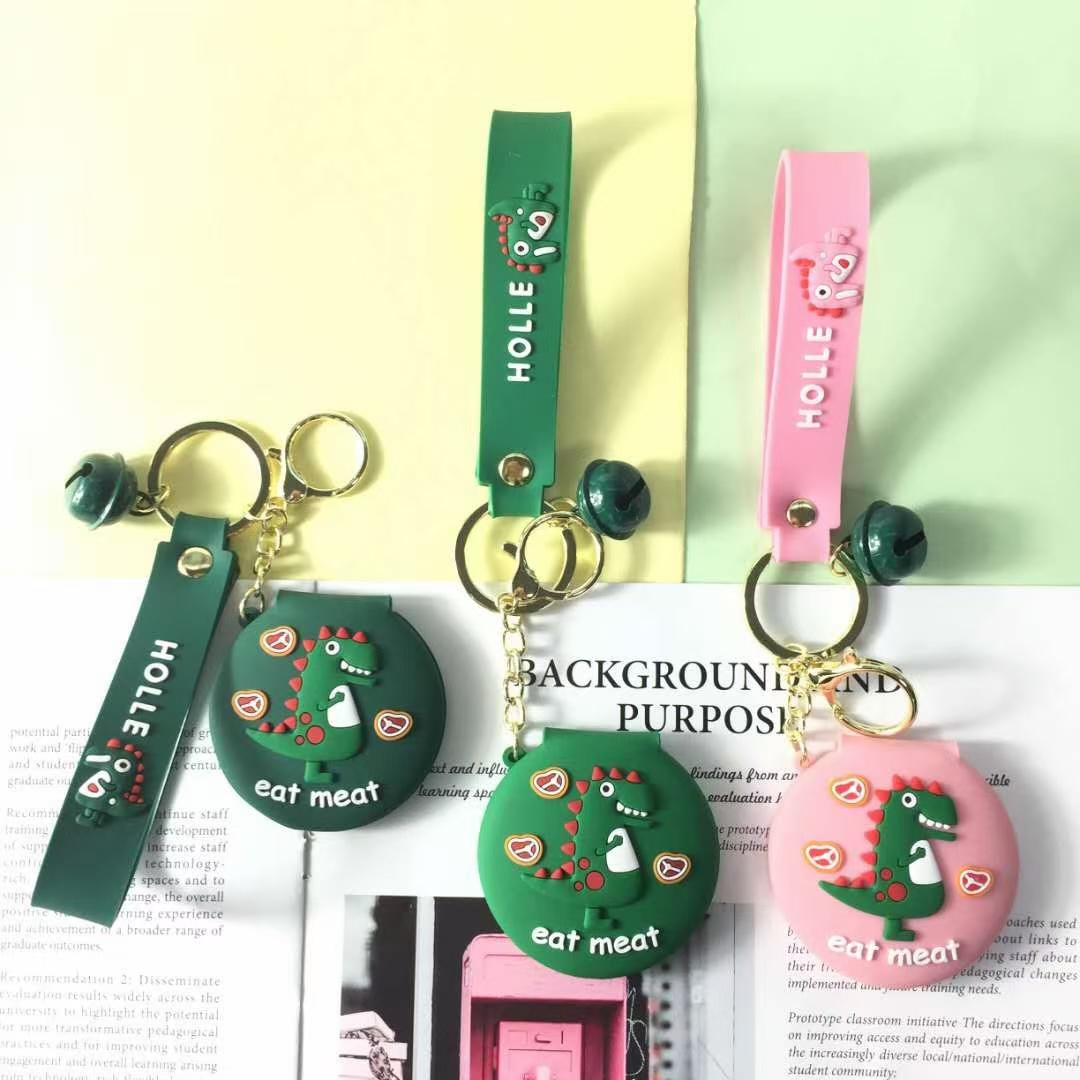 立体硅胶镜子三件套包钥匙扣一系列混