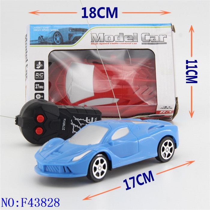 赛车遥控车（两通遥控）  儿童小孩安抚逗乐智力益智休闲玩具义乌小商品地摊货源 跨境外贸批发 F43828
