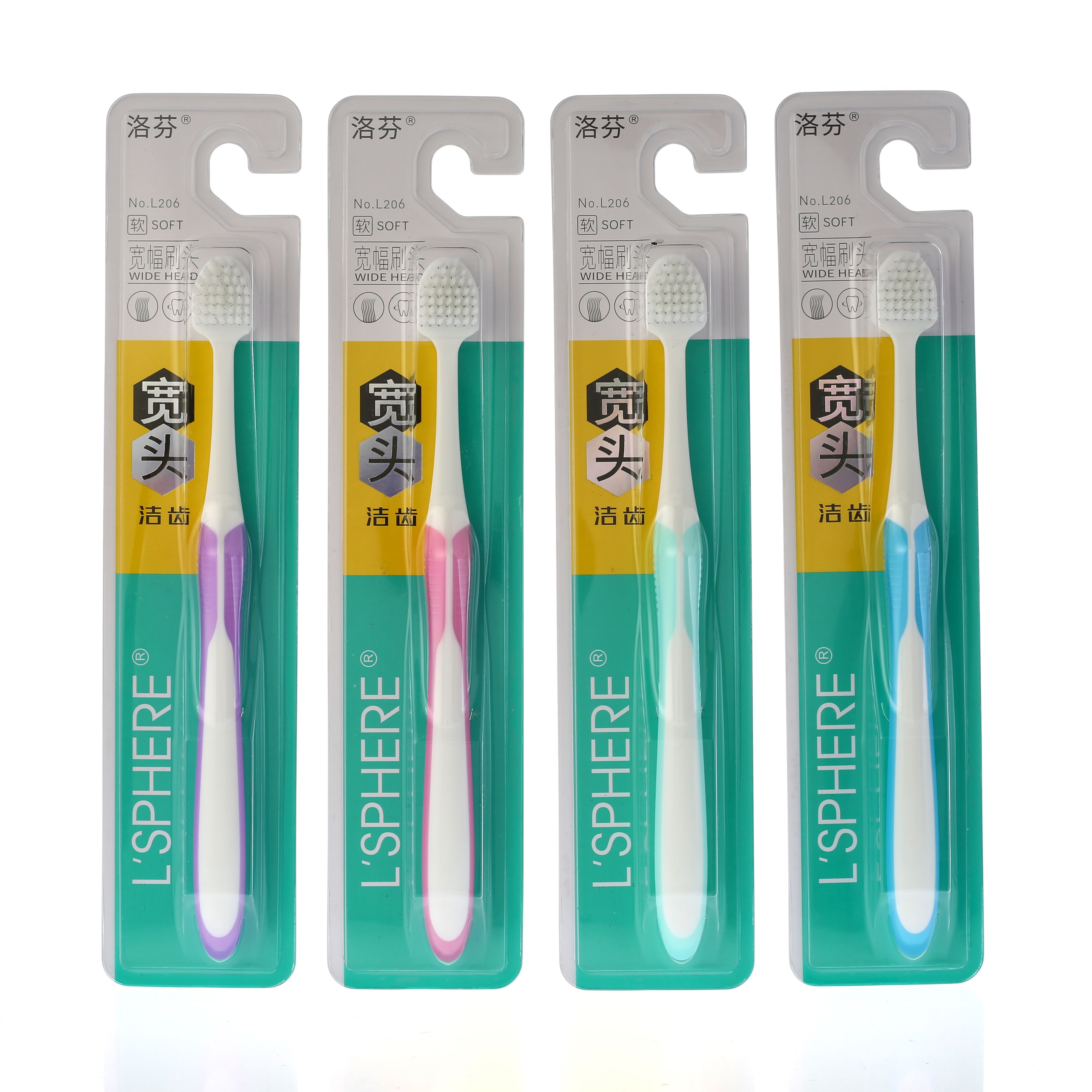 L206 Soft Bristle Toothbrush