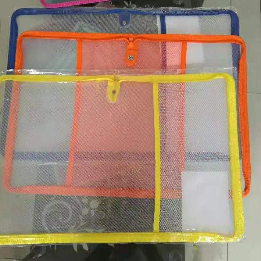 File bags, document bags, transparent bags, complete specifications