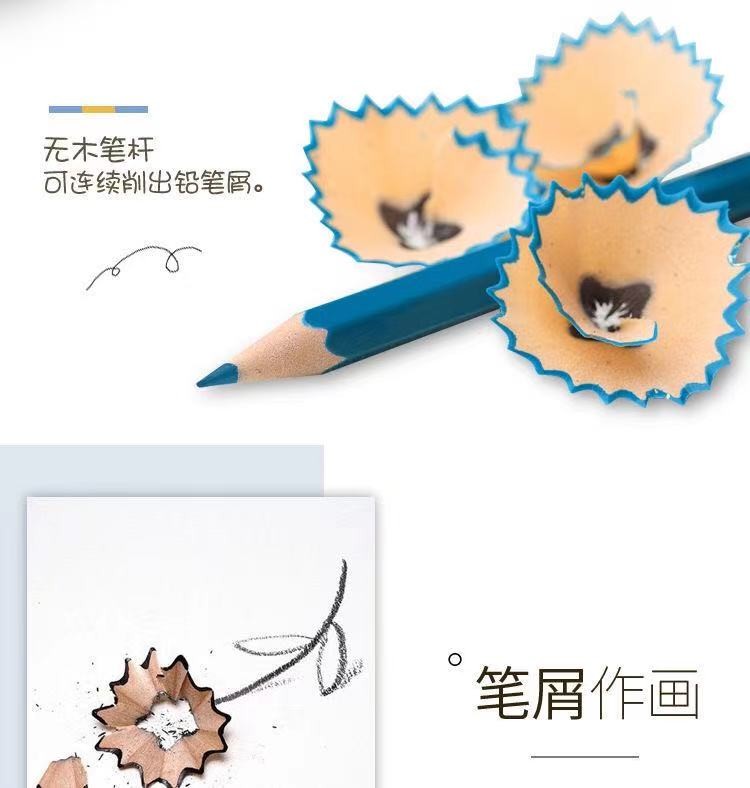 22545辉柏宝迪12色无木可擦彩铅详情图3