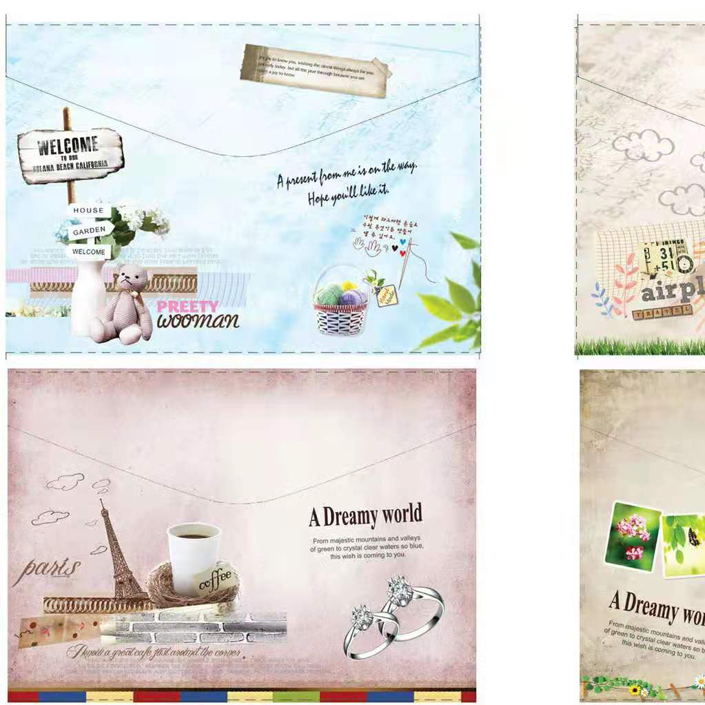 A4 student bags, file bags, information bags