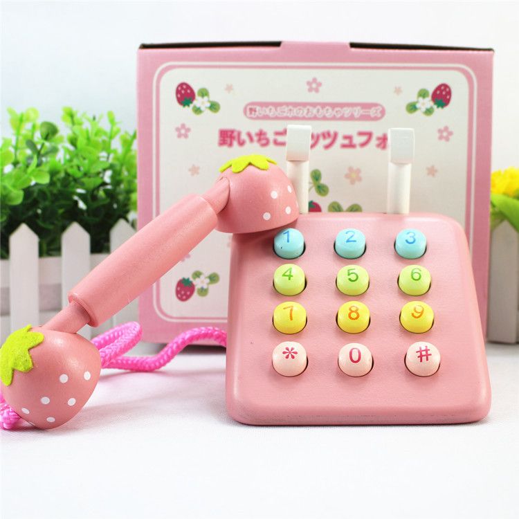 Children play every home pink simulation telephone girl toys kindergarten toys Children's Day gifts wholesale customization Application Scenario