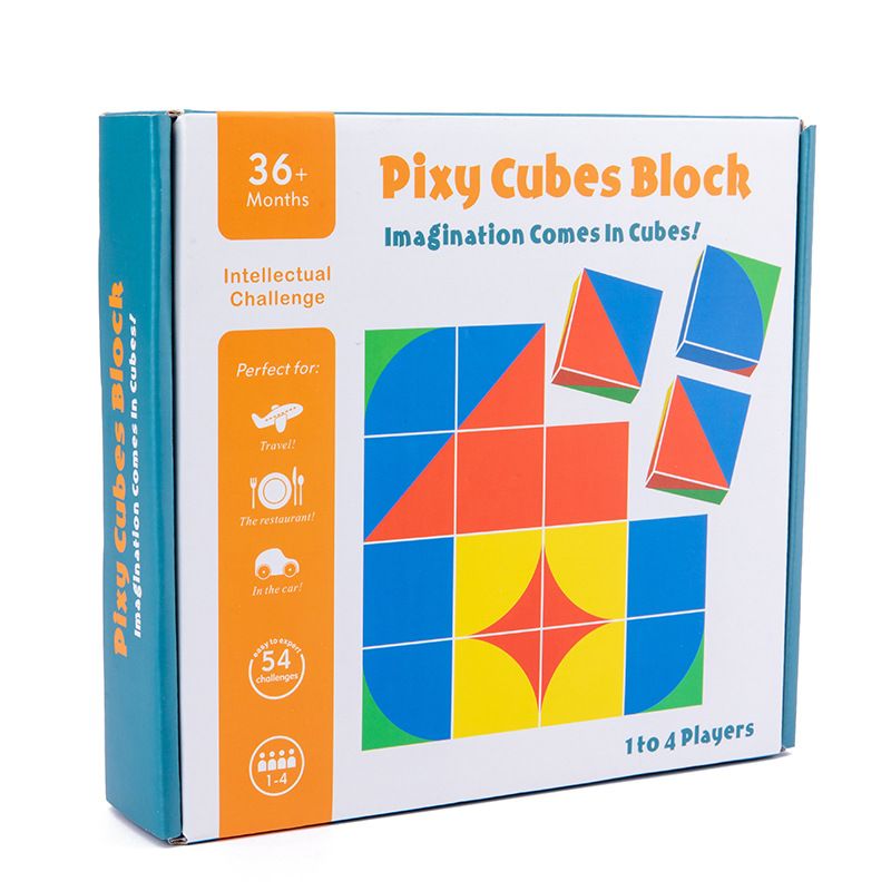 Logical thinking wooden three-dimensional jigsaw puzzles, children's educational board building blocks, wooden baby creative toys, cross-border wholesale