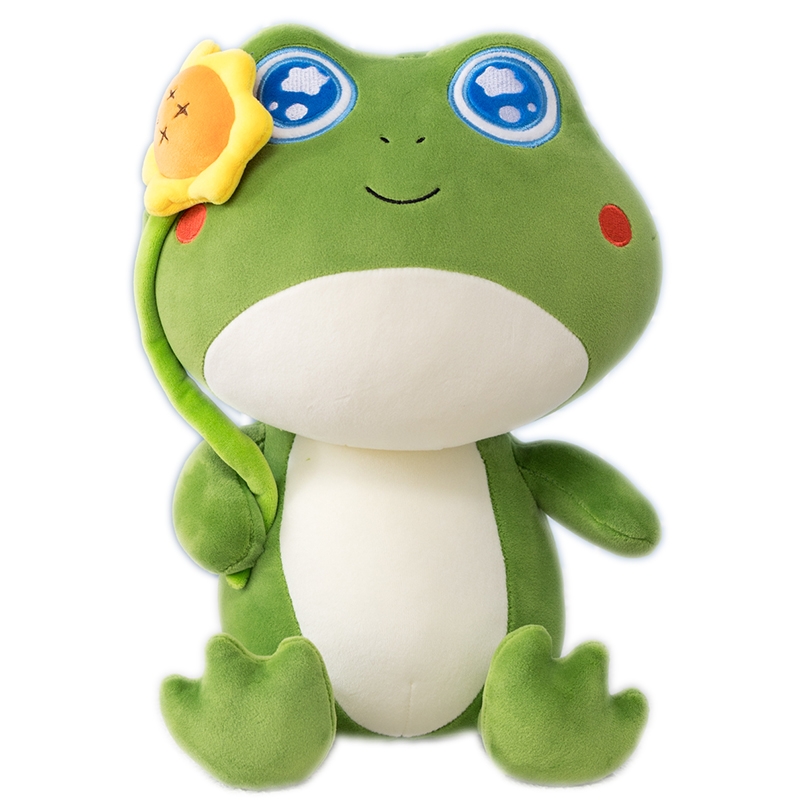 可爱超萌绿色青蛙玩偶青蛙毛绒玩具详情图4