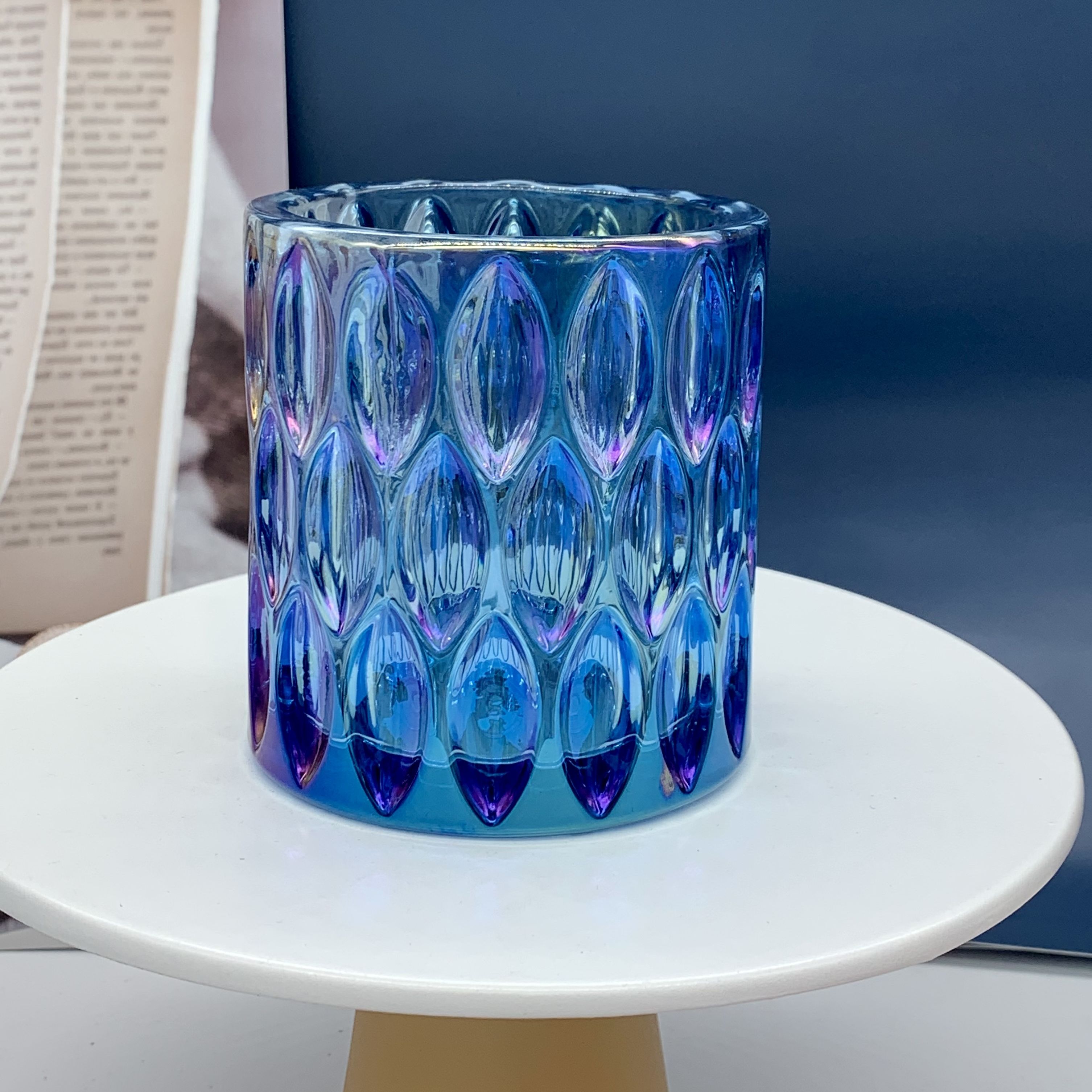 Europe and the United States new cross-border simple relief jar aromatherapy candle jar candy storage jar candle jar candlestick jewelry jar