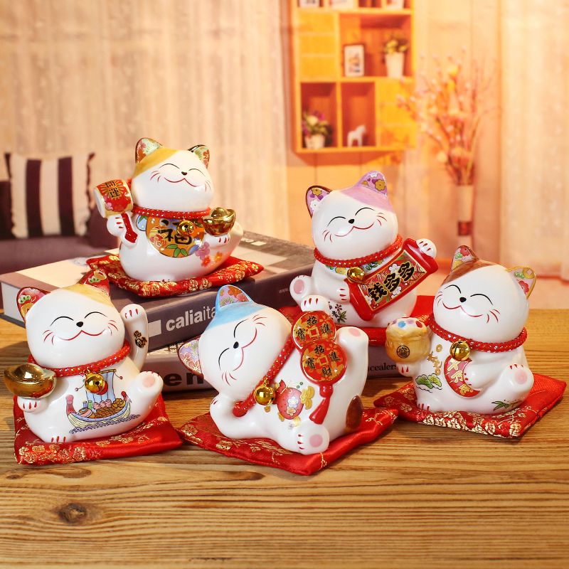 Ceramic handmade cute cat