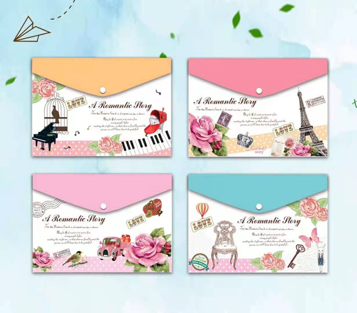 A4 student bags, file bags, information bags, cartoon bags detail image 1