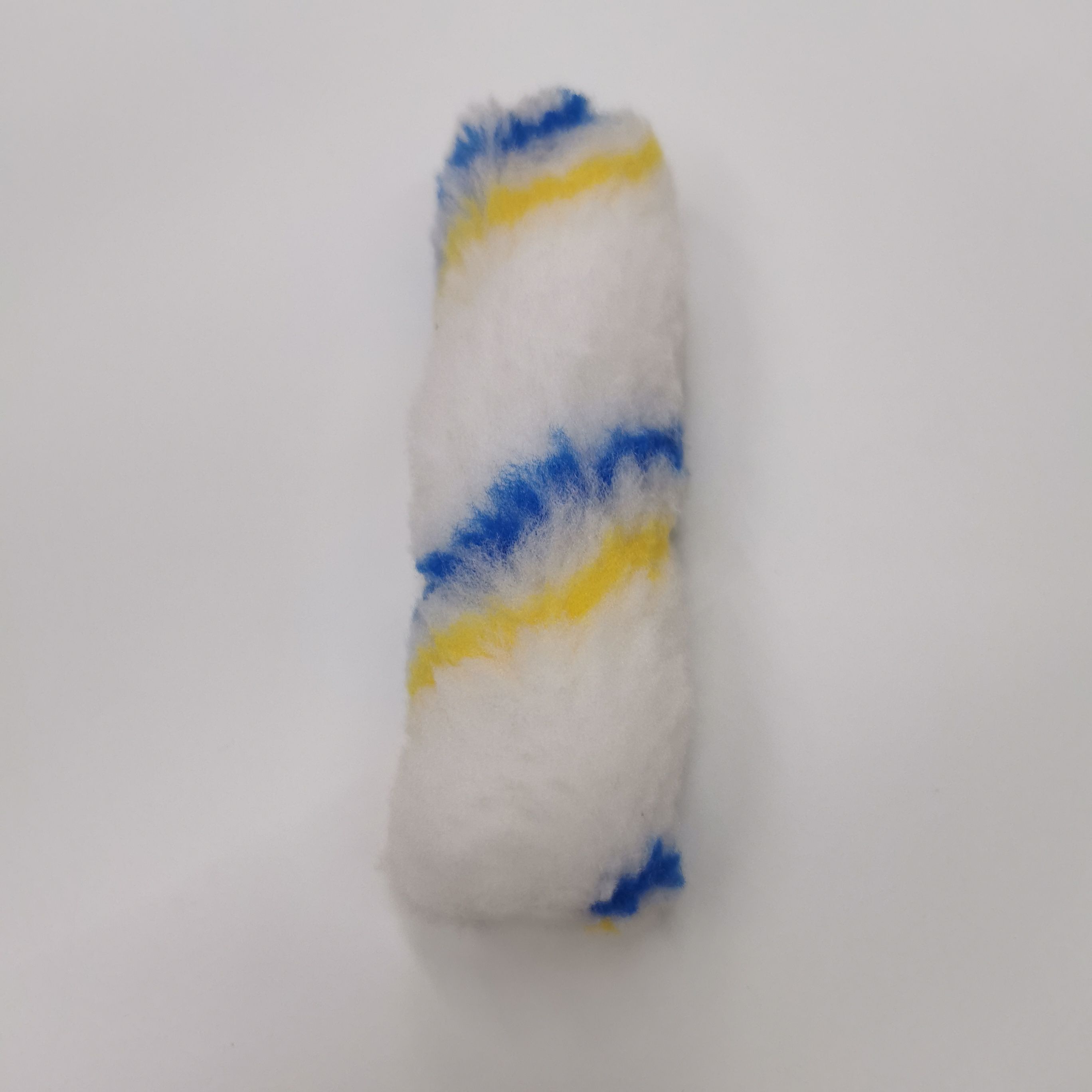 4-inch mini bristle blue and yellow roller brush, small roller brush details Picture