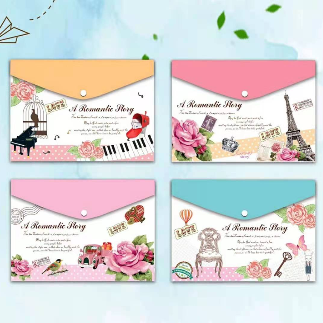 A4 student bags, file bags, information bags, cartoon bags