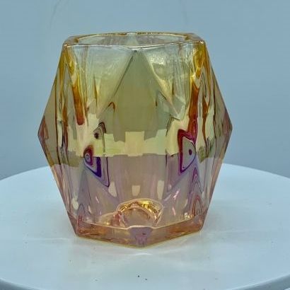 Classic cross-border e-commerce candy jar Fashion elegant home decoration candle holder glass candle cup candle holder container