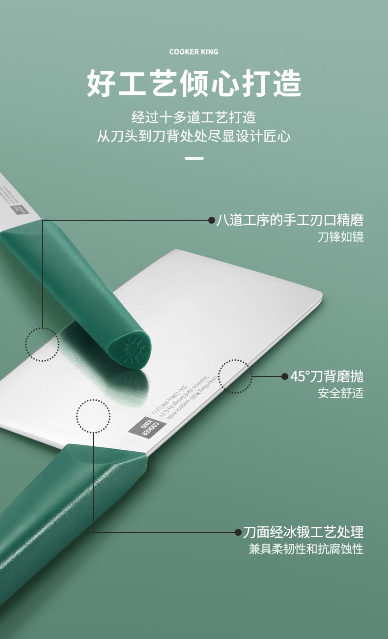 Cui Dahuang Knife set detail image 3