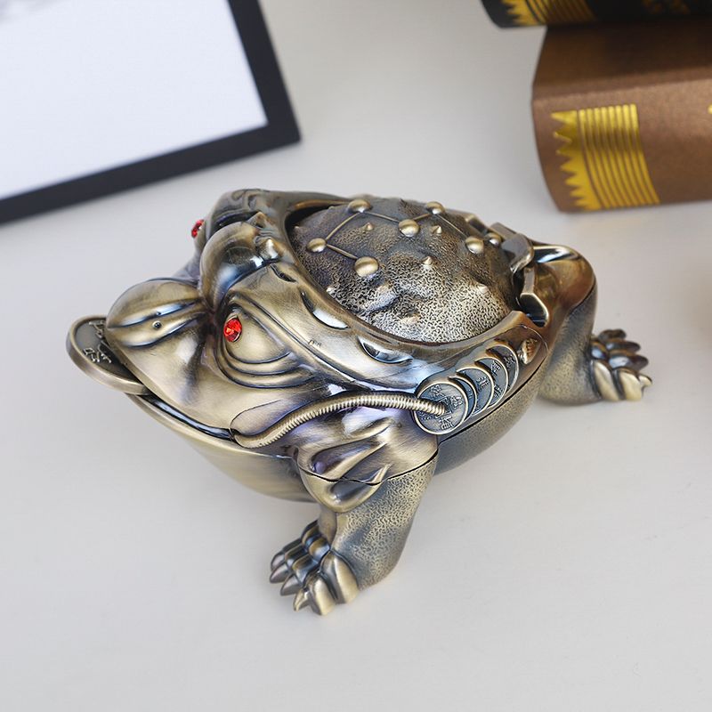 三脚金蟾烟灰缸1
