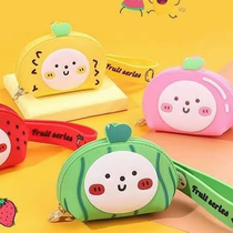 Stereo silicone small bag string keychain series 6