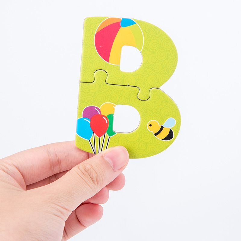 Wholesale and customization of large digital jigsaw puzzles, children's educational letter boards, paper early education and enlightenment creative toys