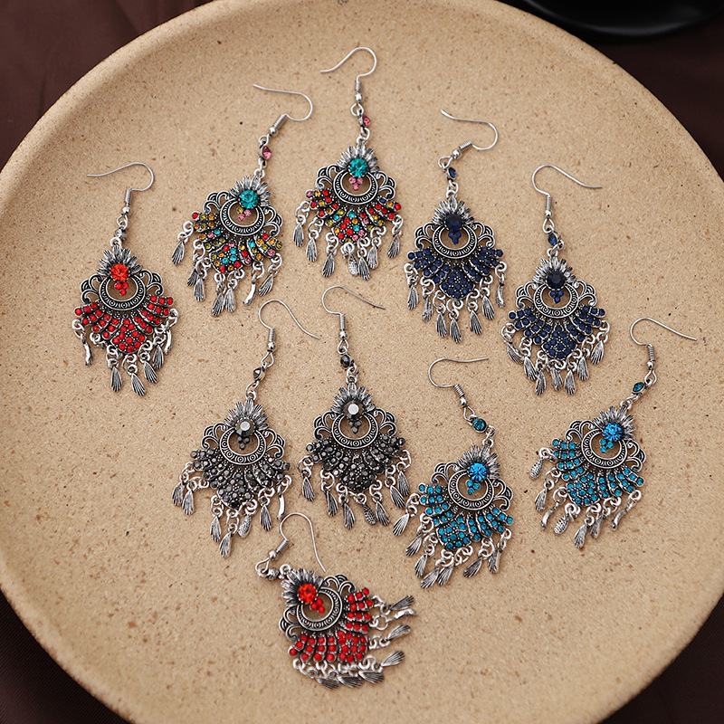 New fashionable, stylish, versatile and simple women's earrings, ethnic style bestsellers, 68 Ya Xin