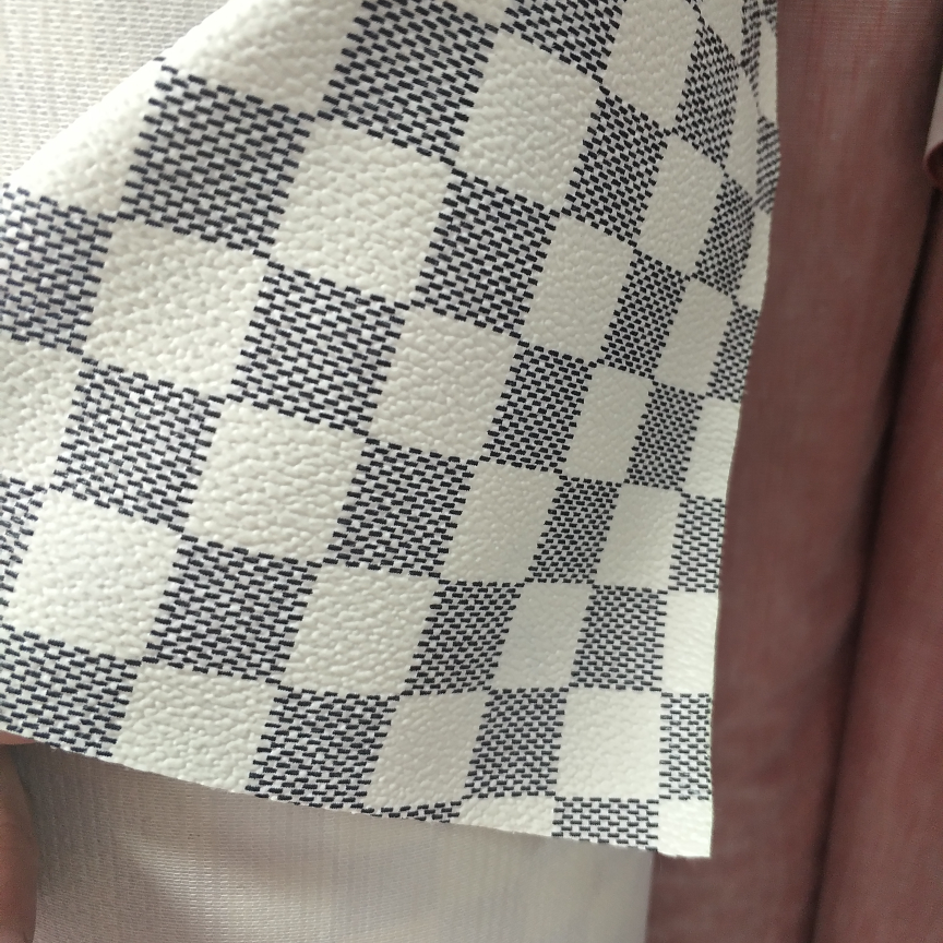 Coloured knitted leather No. 25 leather top
