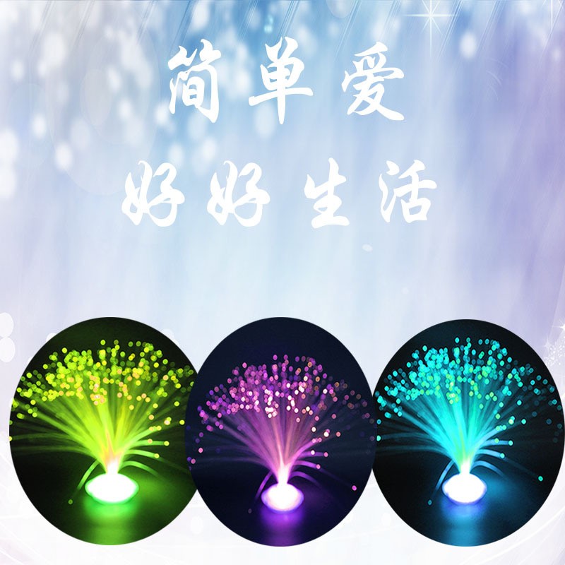 七彩满天星光纤灯光纤花光纤丝发光玩具电子景点玩具详情图5
