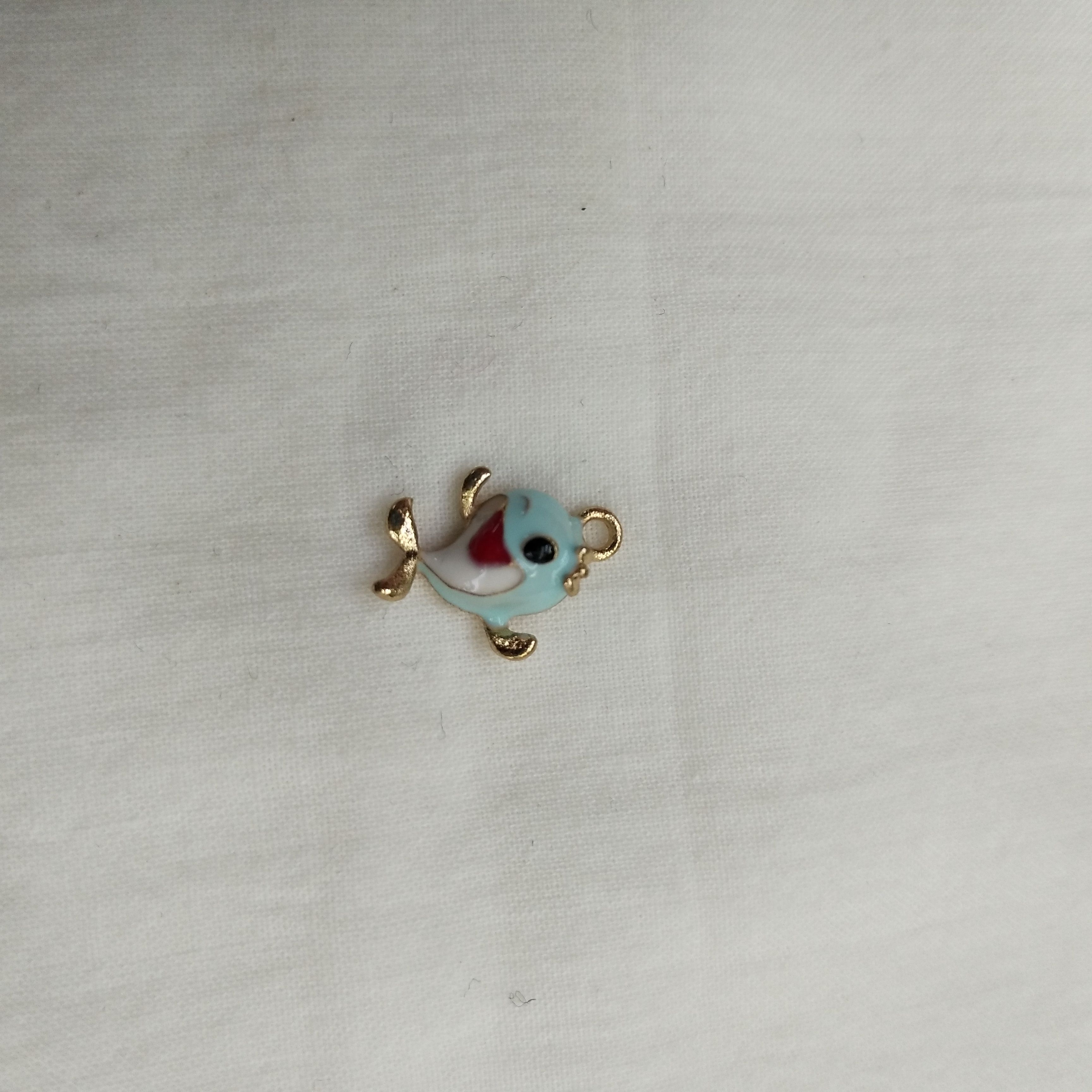 DIY handcrafted jewelry accessories: Alloy, simple single oil-dripping cartoon pendant, decorative earrings (100ps per pack), dolphin, fish and animal