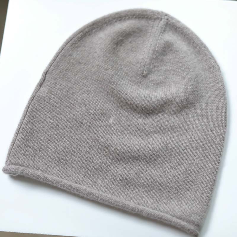 卷边羊绒针织时装帽子详情图10
