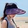 買即送冰袖 靜俏JQ fashion會變色UV防曬帽女夏防紫外線沙灘遮陽帽騎車運動韓國空頂太陽帽子图