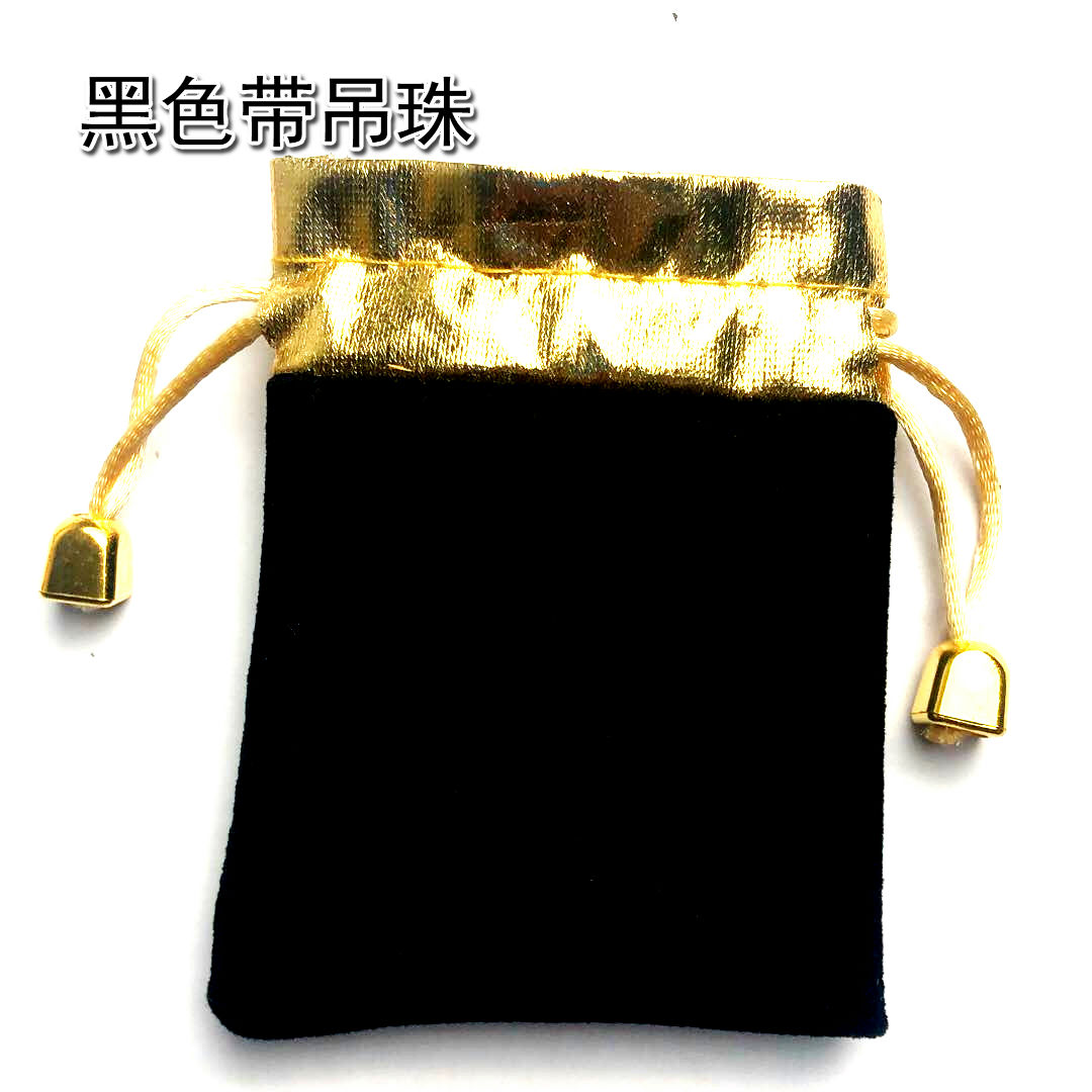 厂家直销金边绒布袋珠宝袋首饰袋可印logo详情图7