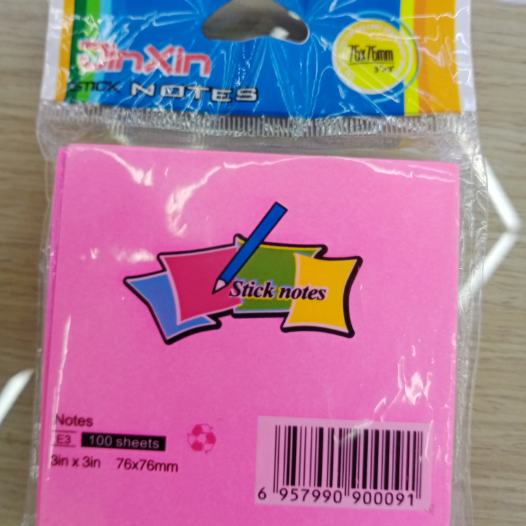 E3 multi-color sticky notes