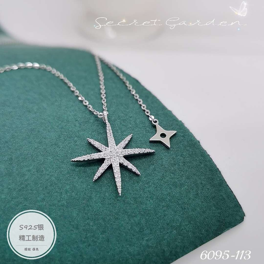 天然石珍珠项链银饰女款时尚简约百搭饰品 爆款