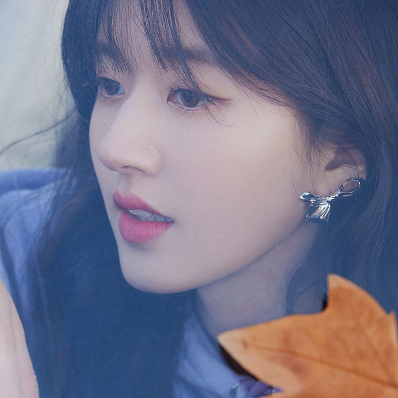 S925银针欧美金属蝴蝶结气质耳钉高级感轻奢耳环ins冷淡风耳饰女 伊左伊右 饰品批发 伊左伊右 饰品批发