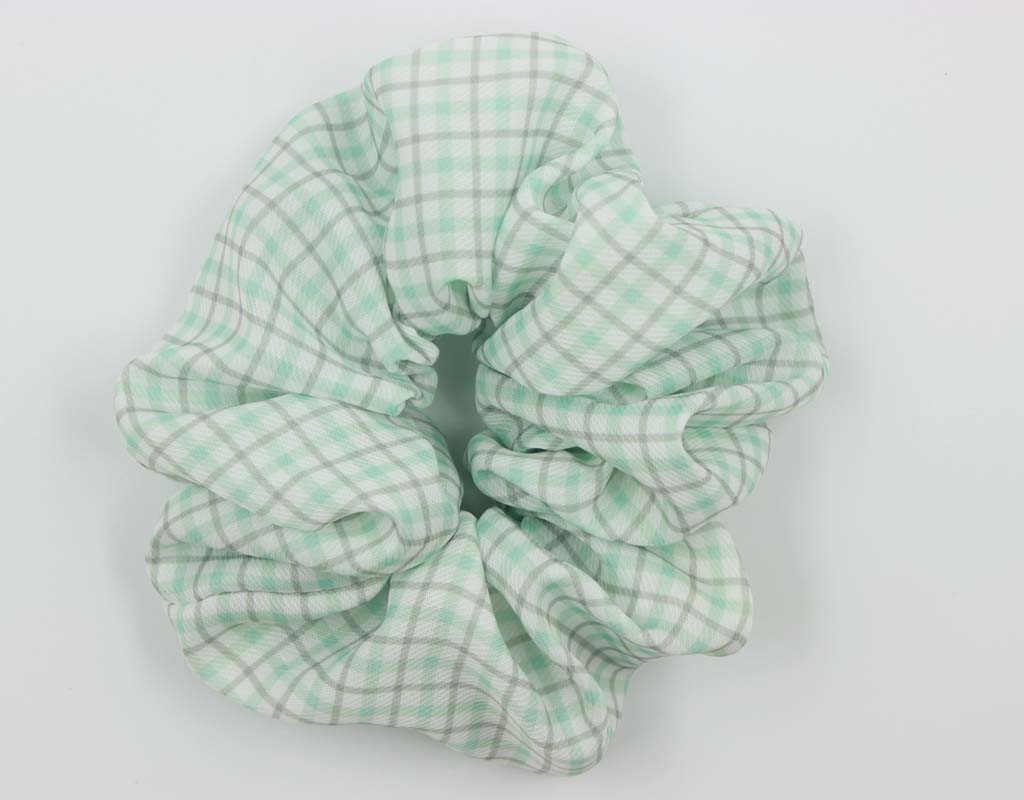 大肠圈夏季日系格子少女简约扎头皮筋头绳2021年新款头饰详情6