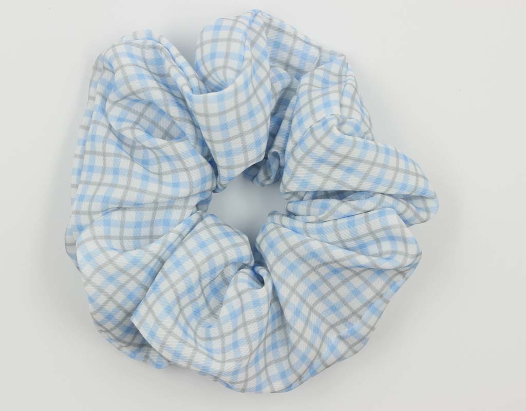 大肠圈夏季日系格子少女简约扎头皮筋头绳2021年新款头饰详情4