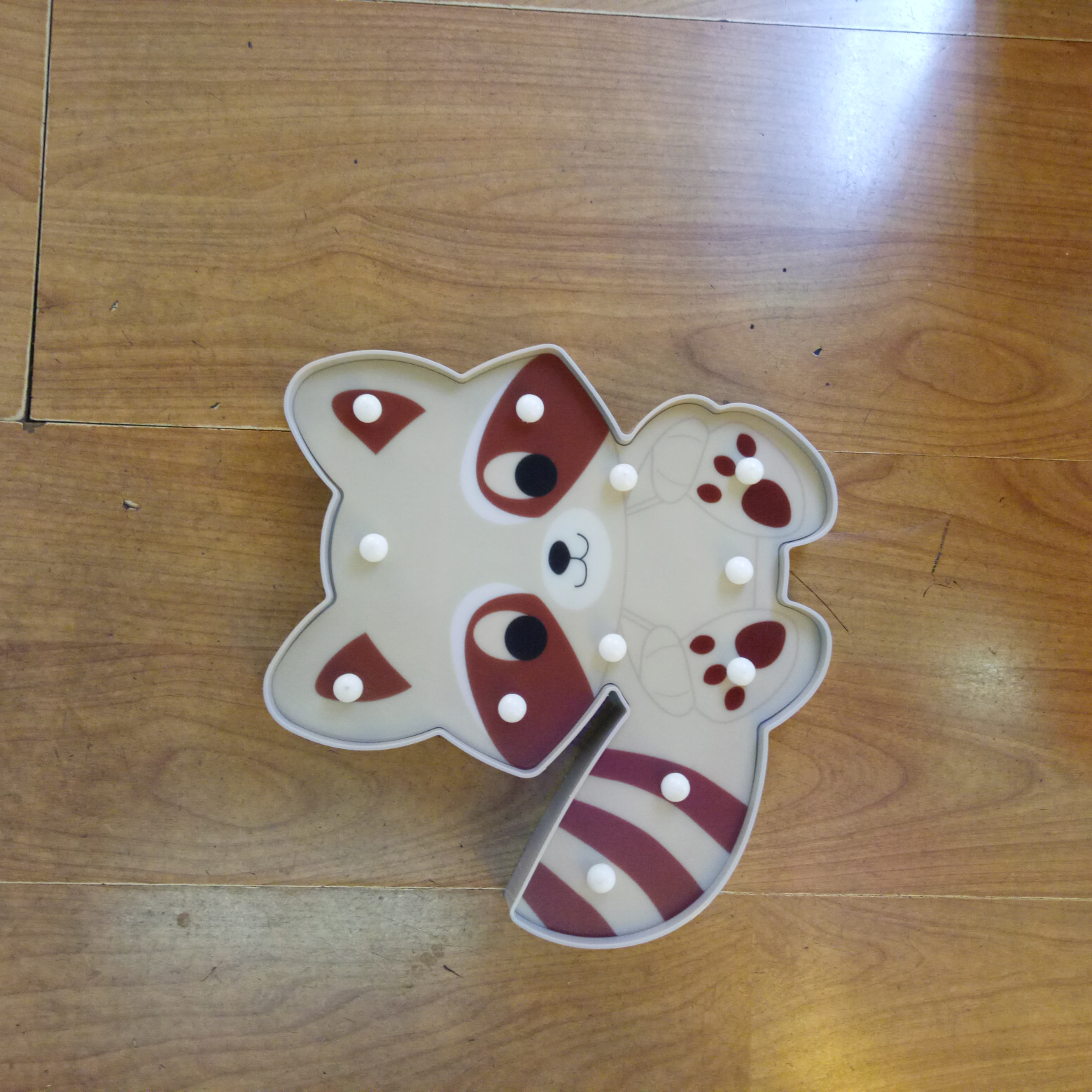 Little Raccoon Color-printed Shaped Lamp Cy001 by Bokai Handicrafts Co., LTD., Factory direct sales