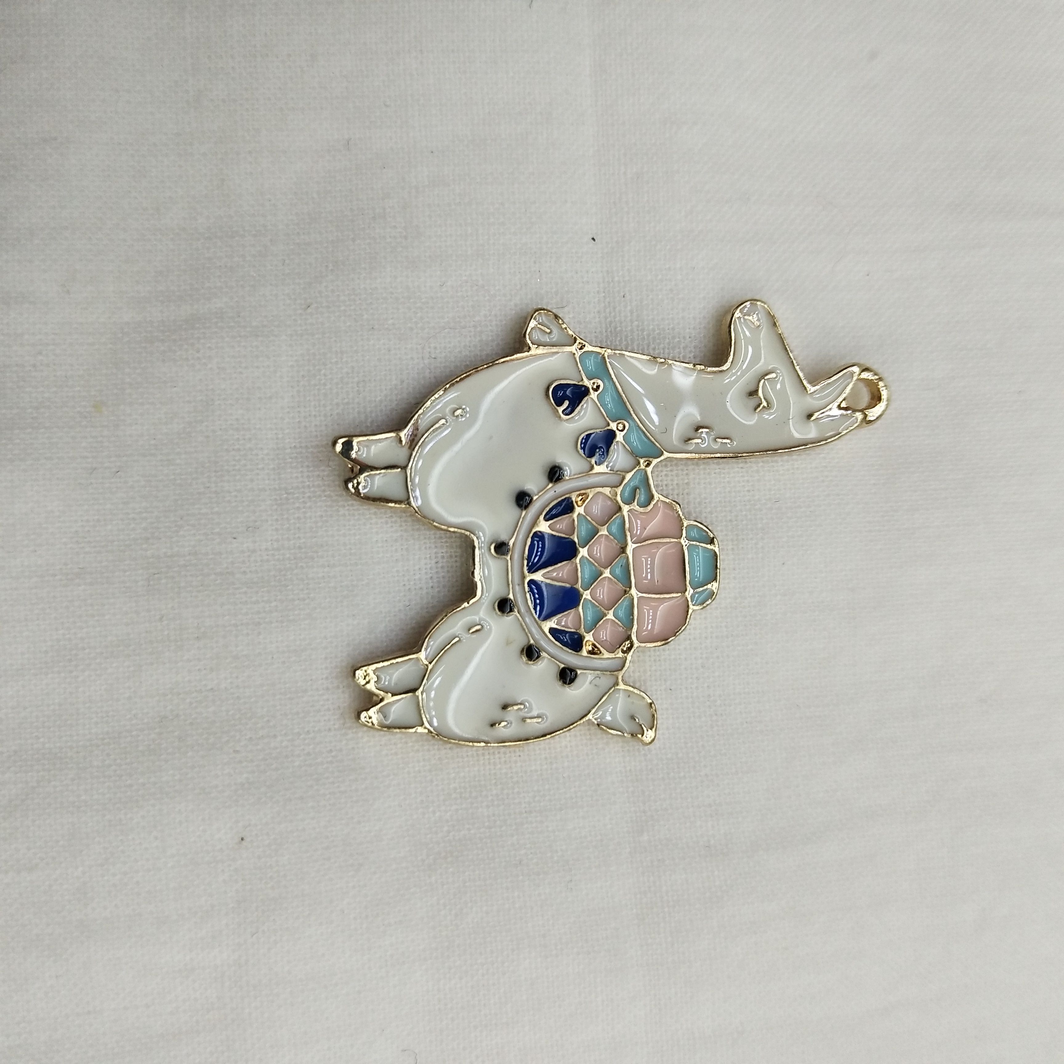 DIY handcrafted jewelry accessories: Alloy, simple, single oil-dripping cartoon pendant, decorative earrings (100ps/ pack)